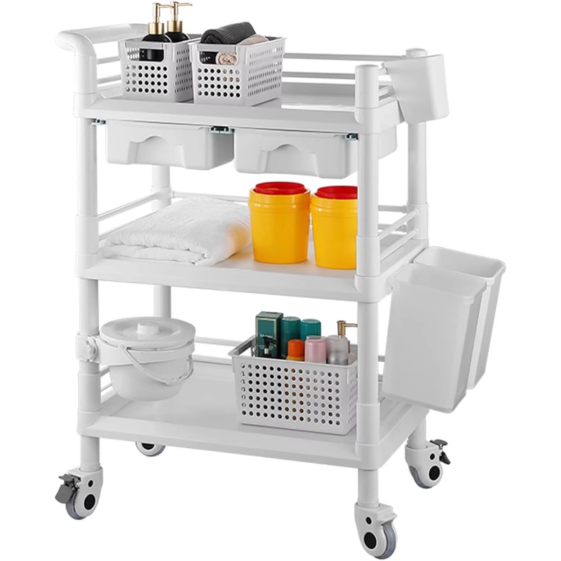 Medical Lab Officer - Carrello Medico Multiuso a 3 Ripiani