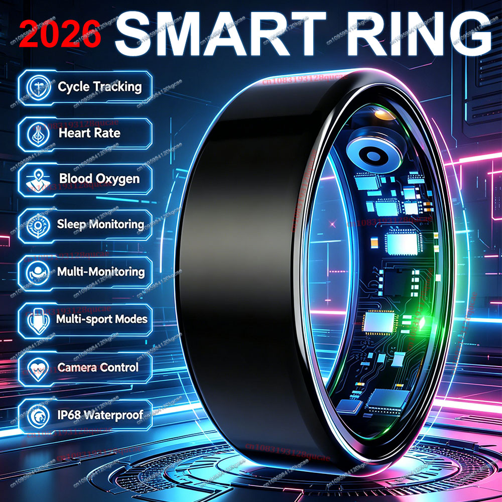 Blood Pressure Monitor - Nuovo Anello Smart 2026 con Monitoraggio
