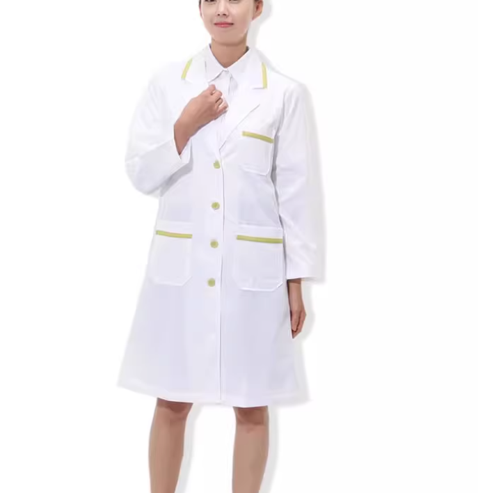 Medical Lab Gown - Uniforme da medico Abito bianco Uomo