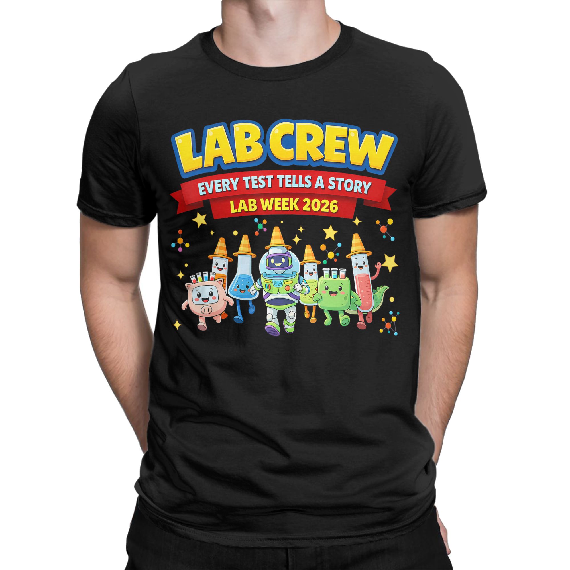 Medical Lab Tech - Maglietta in cotone 100% per la