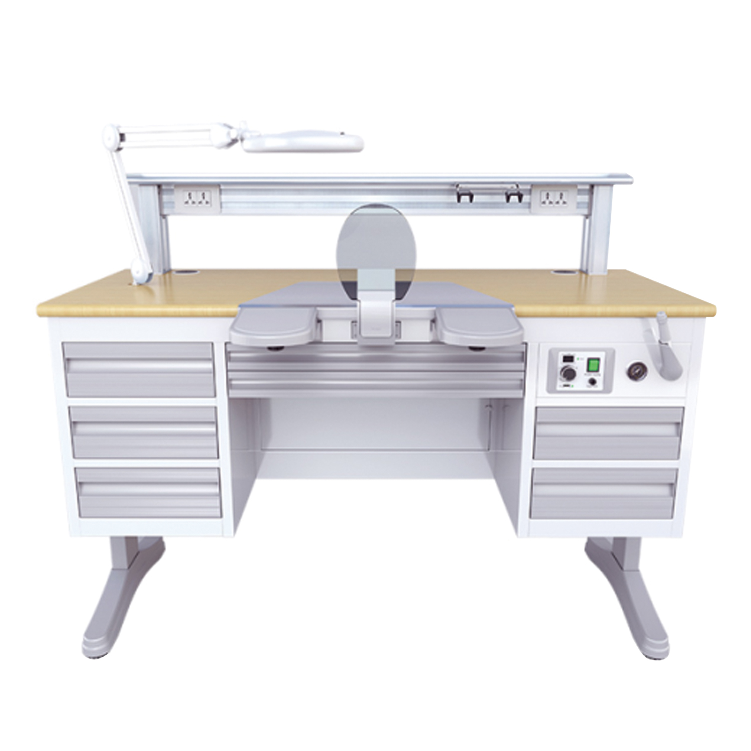 Medical Lab Technician - Postazione di lavoro moderna per laboratorio