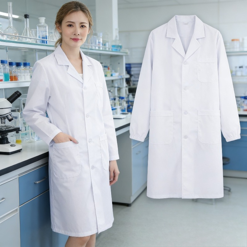 Camice Bianco a Maniche Lunghe - Medical Lab Gown recensione e prezzo