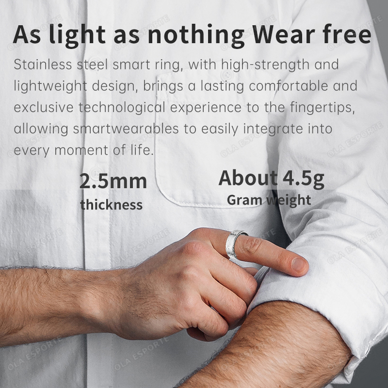 Anello Intelligente in Acciaio - Blood Pressure Monitor recensione e prezzo